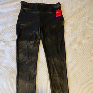 NWT SPANX Faux Leather Leggings (plus)